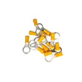 100 COSSES JAUNES À OEIL - SECTION CÂBLE : 2,63-6,64 mm² (DIAMÈTRE FIXATIONS : 10 mm)